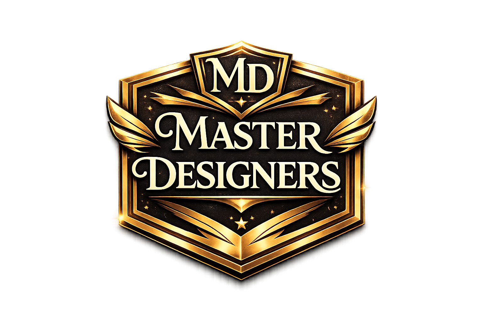 Master Designers gold and black crest
